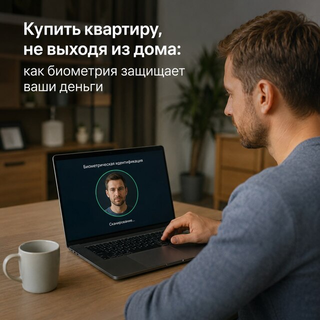 Купить квартиру, не выходя из дома: как биометрия защищает ваши деньги