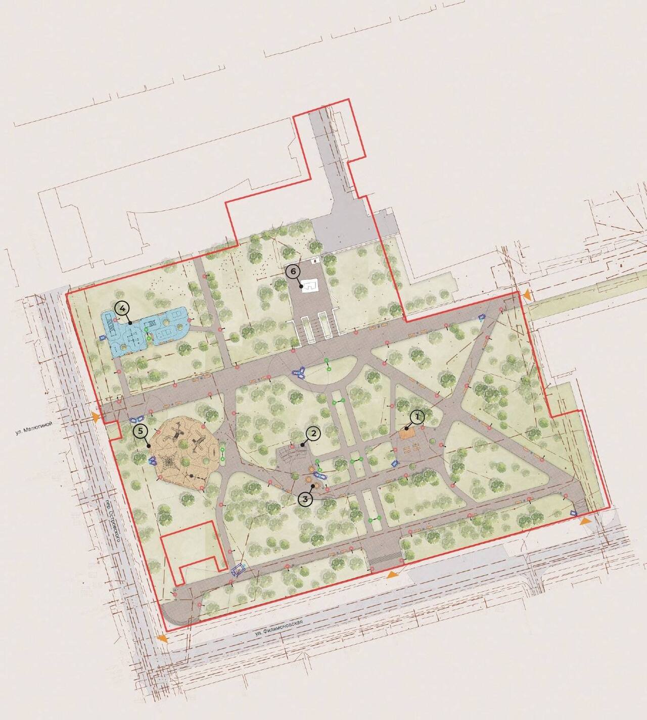 Парковый сквер  Строителей преобразится: ловите момент - купить ликвидную недвижимость  0