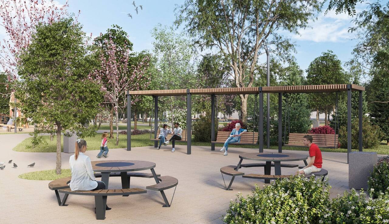 Парковый сквер  Строителей преобразится: ловите момент - купить ликвидную недвижимость  1