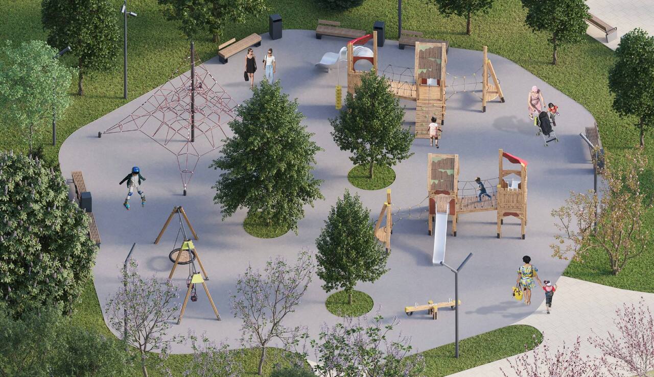 Парковый сквер  Строителей преобразится: ловите момент - купить ликвидную недвижимость  3