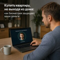 Купить квартиру, не выходя из дома: как биометрия защищает ваши деньги