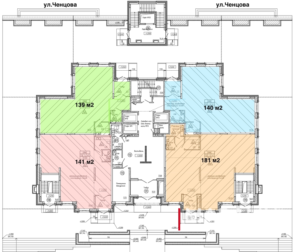 Продажа коммерческой недвижимости, 139м <sup>2</sup>, Ростов-на-Дону, Ченцова, 106