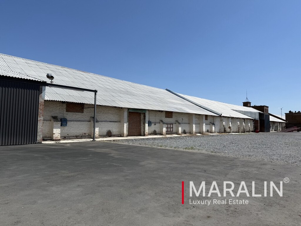 Warehouse with railway
