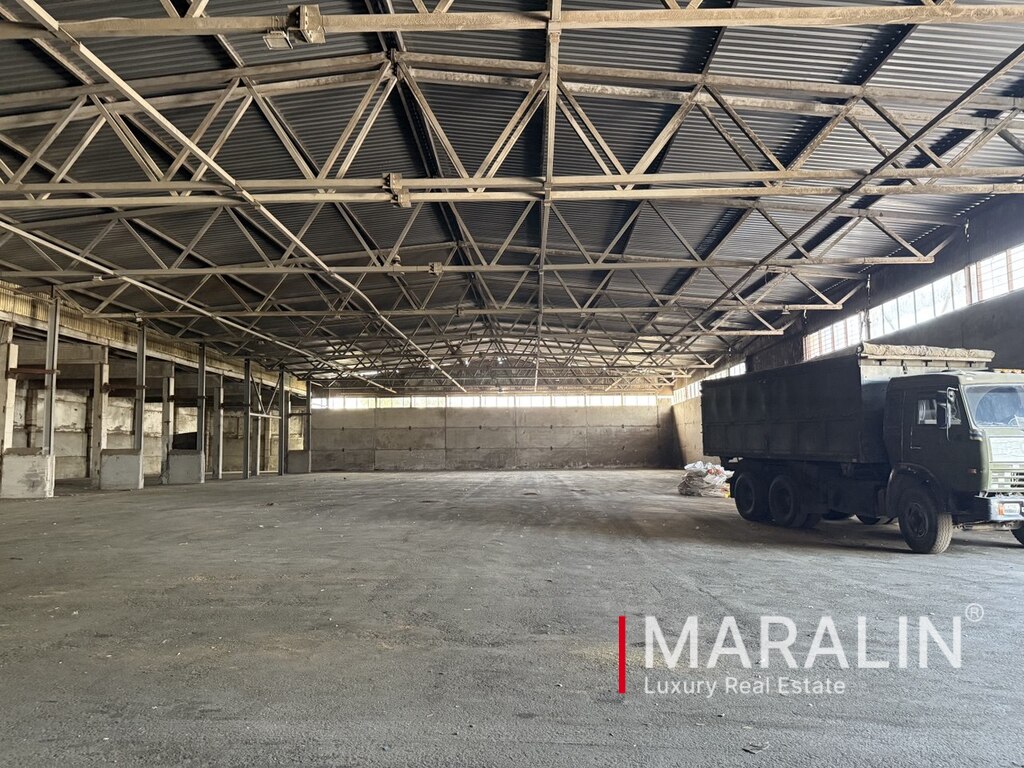 Warehouse with railway
