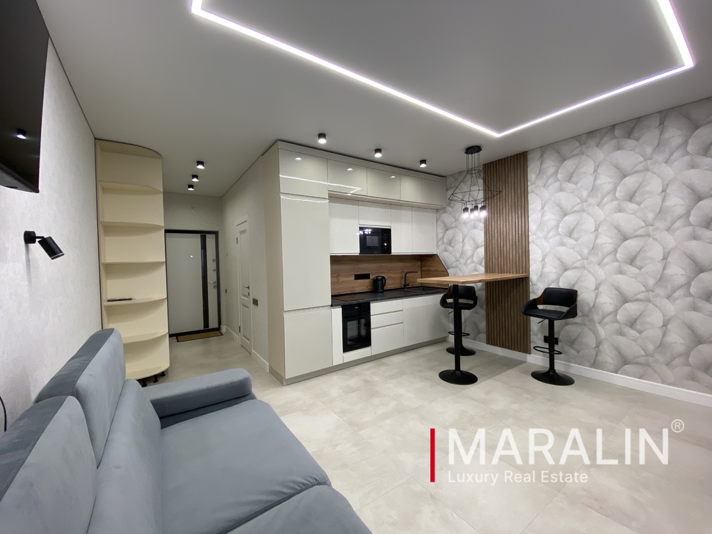 Студия с новым ремонтом 