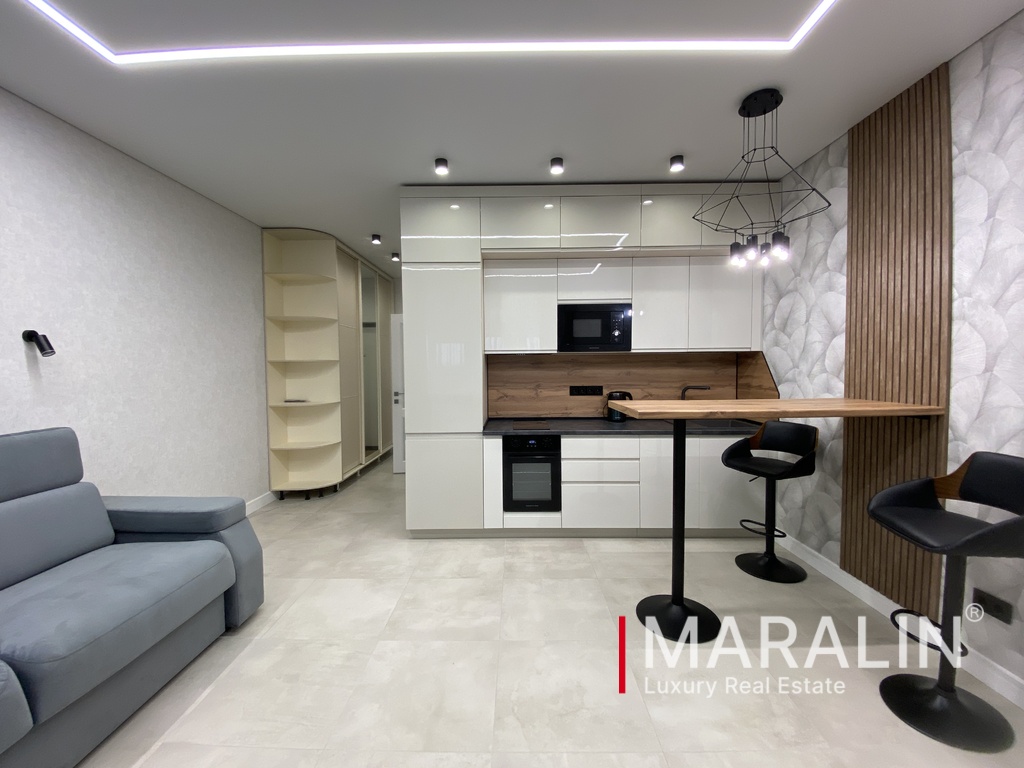 Студия с новым ремонтом 