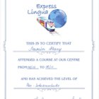 Сертификат - Сертификат о прохождении курса изучения Английского языка Маралиным Алексеем